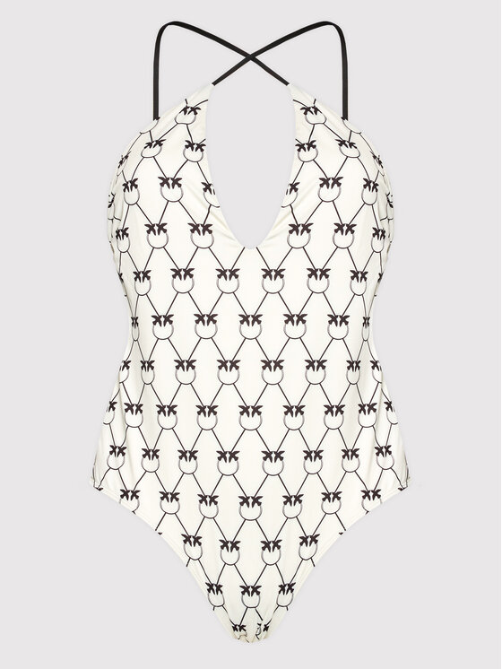 PINKO Pinko Μαγιό Bicciolano 20221 BLK01 1G17FV Y7YA Μπεζ