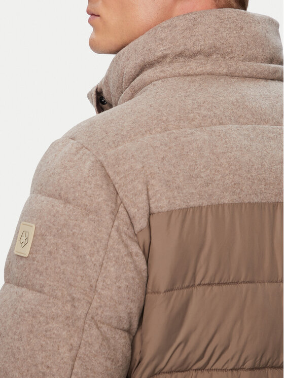 Milestone Milestone Зимно яке MSMason 630720 11515-1 Тъмнобежов Regular Fit