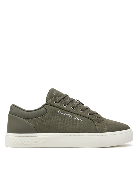 Sneakers Calvin Klein Jeans Classic Cupsole Low Lth In Dc YM0YM00976 Dusty Olive/Bright White 0IH