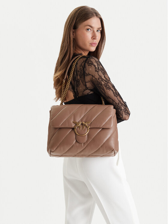 PINKO PINKO Сумка Love Big Puff Cl . AI 23-24 PLTT 100037 A0F2 Бежевий