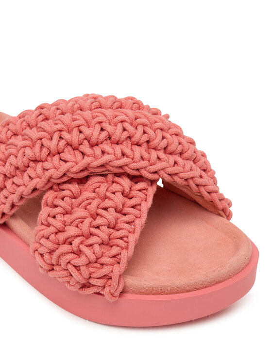 Inuikii Inuikii Pantoletten Woven 1004.003.0062 Rosa