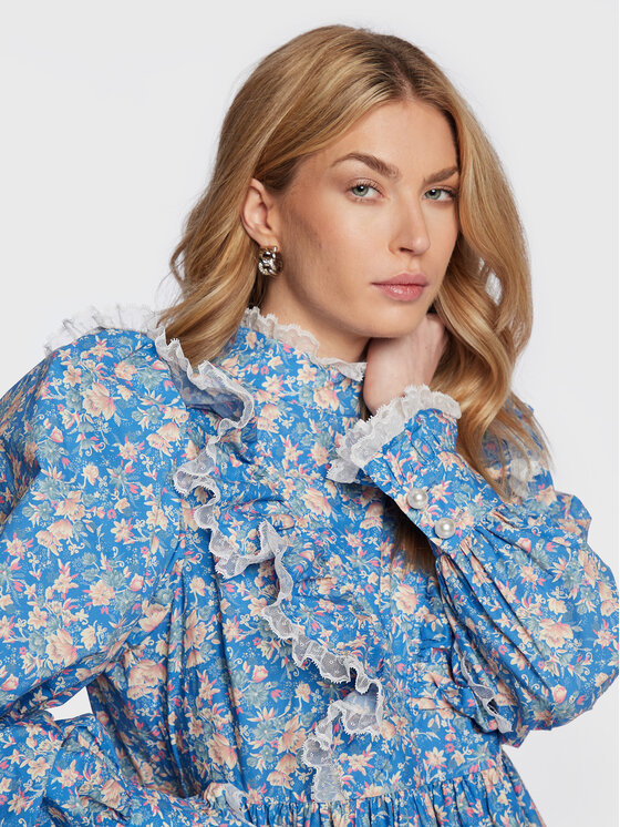 Custommade Rochie de zi Louisa 999376445 Albastru Regular Fit | Modivo.ro