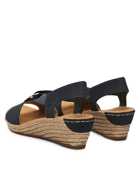 Rieker Rieker Sandalen 624H6-14 Dunkelblau