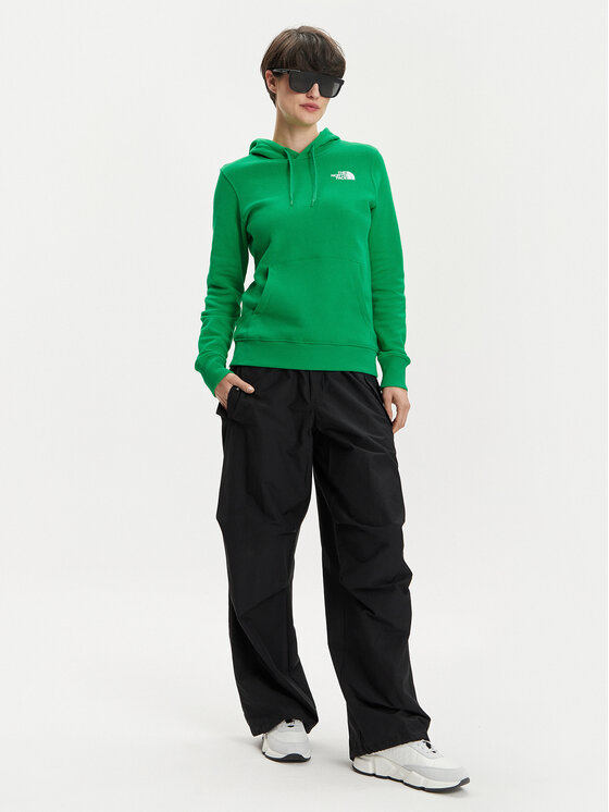 The North Face The North Face Majica dugih rukava Simple Dome NF0A7X2T Zelena Regular Fit