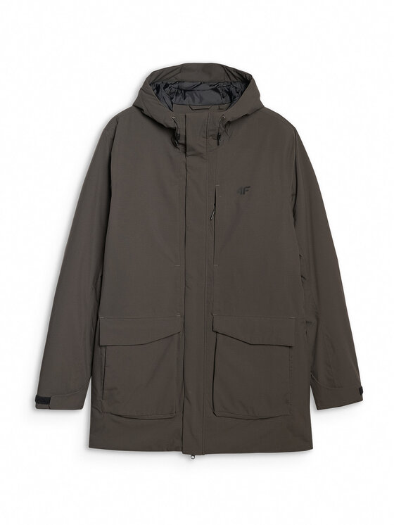4F 4F Parka URBAN COMMUTER Khaki Regular Fit