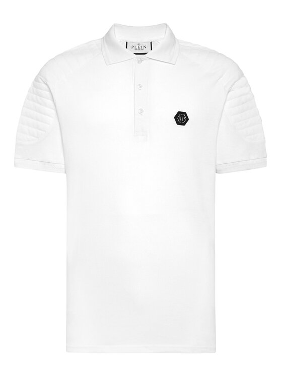 PHILIPP PLEIN PHILIPP PLEIN Polokošile 15089 Bílá Slim Fit