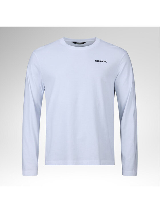 Rossignol Rossignol Longsleeve M Long Sleeve Tee Biały Regular Fit