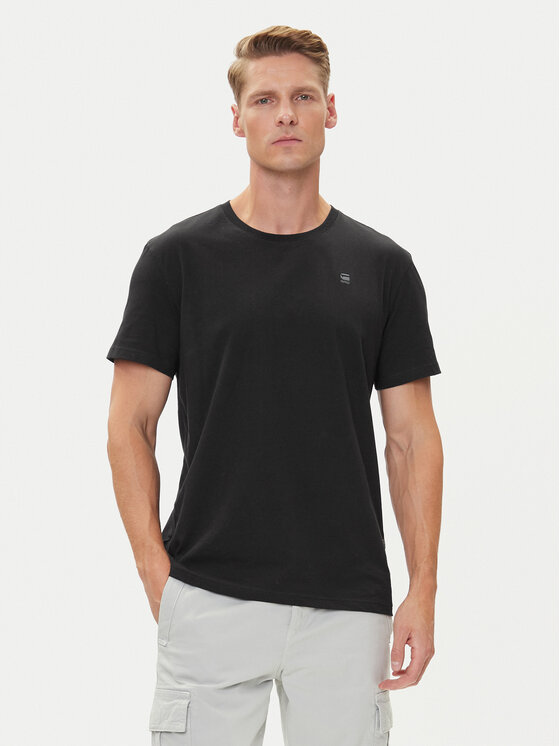 G-Star Raw G-Star Raw T-Shirt Base-S D16411-336-6484 Czarny Regular Fit