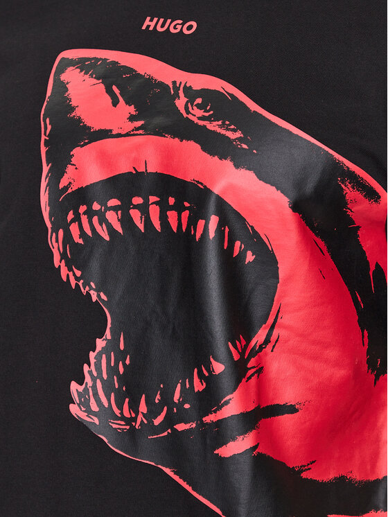 HUGO Hugo T-Shirt 50493058 Czarny Regular Fit