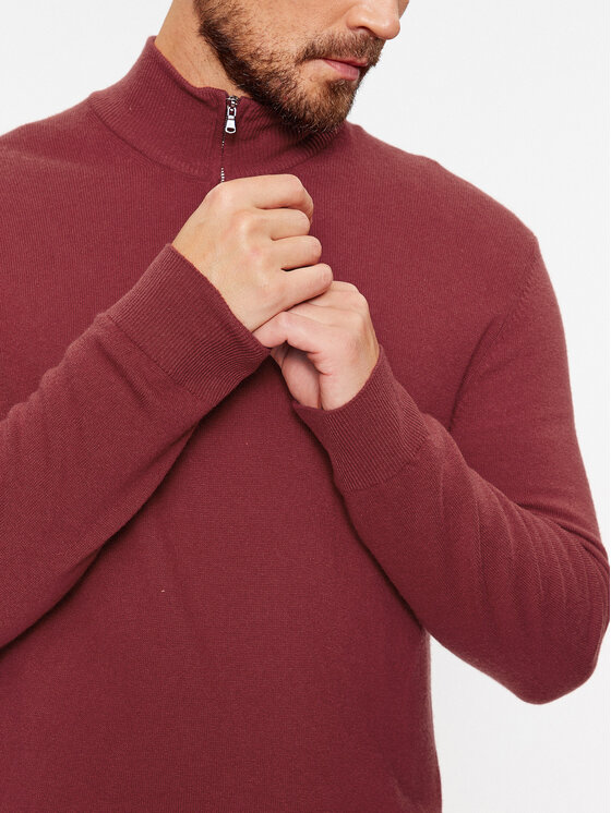 United Colors Of Benetton United Colors Of Benetton Džemper 1002U200U Tamnocrvena Regular Fit