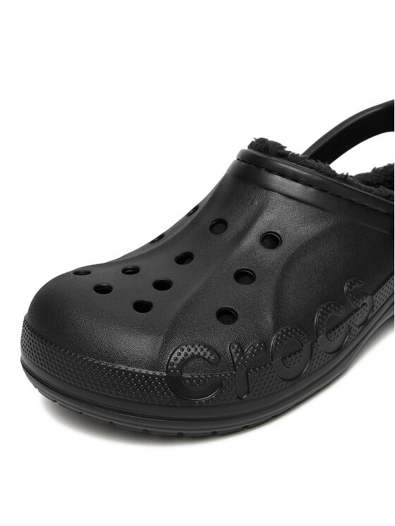 Crocs Crocs Iešļūcenes C-BAYA LINED CLOG 205969-060 Melns