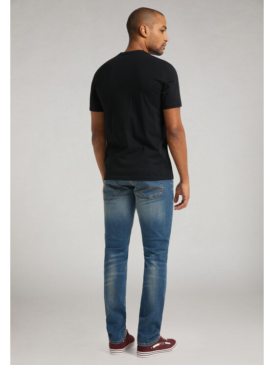 Mustang Mustang T-shirt ALEX C EMBROIDERY Nero Regular Fit
