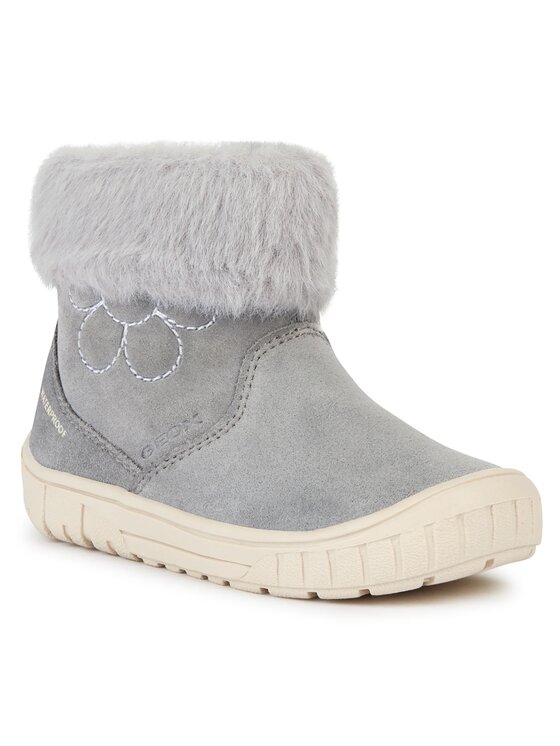 Geox Geox Kozačky B Omar Girl Wpf B262LA 00022 C1006 M Šedá