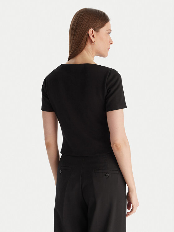 Vero Moda Vero Moda Blūze Nelli 10335687 Melns Regular Fit