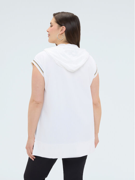 Fiorella Rubino Fiorella Rubino Felpa G879L009091N011 Bianco A-Line Fit