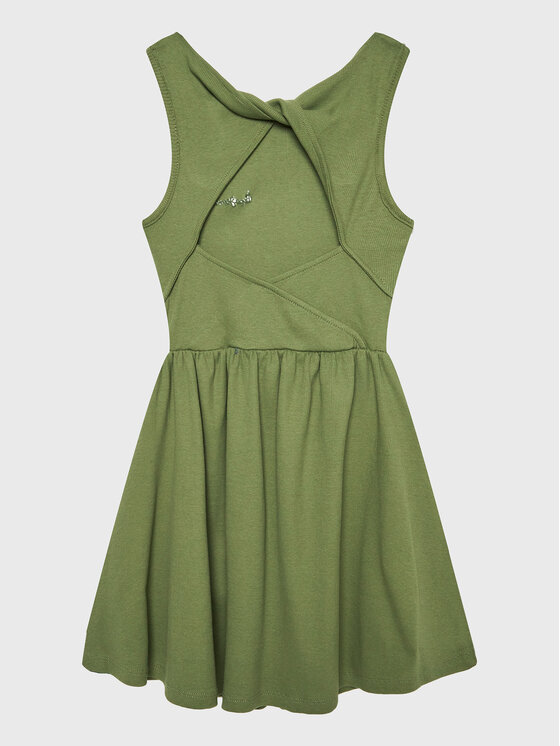 Pepe Jeans Pepe Jeans Sukienka codzienna Godivay PG951588 Zielony Regular Fit