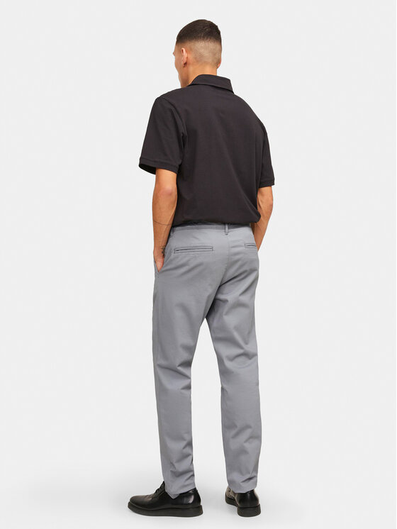 Jack&Jones Jack&Jones Chinosy Marco 12150148 Szary Slim Fit