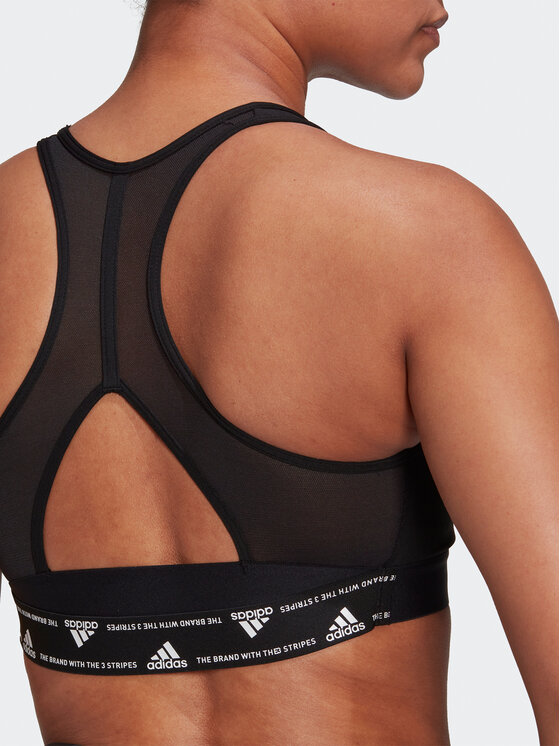 adidas adidas Reggiseno sportivo Powerreact Training Medium-Support Bra HC7489 Nero