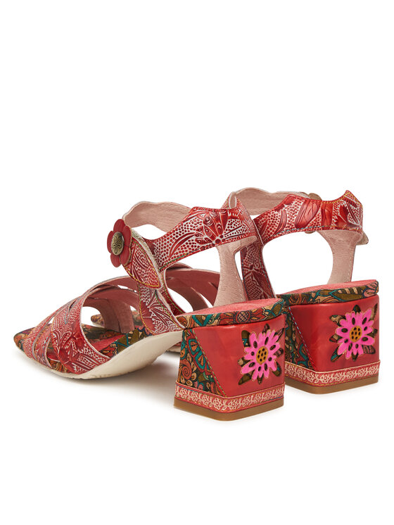 Laura Vita Laura Vita Босоніжки Jacqueso 03 Червоний