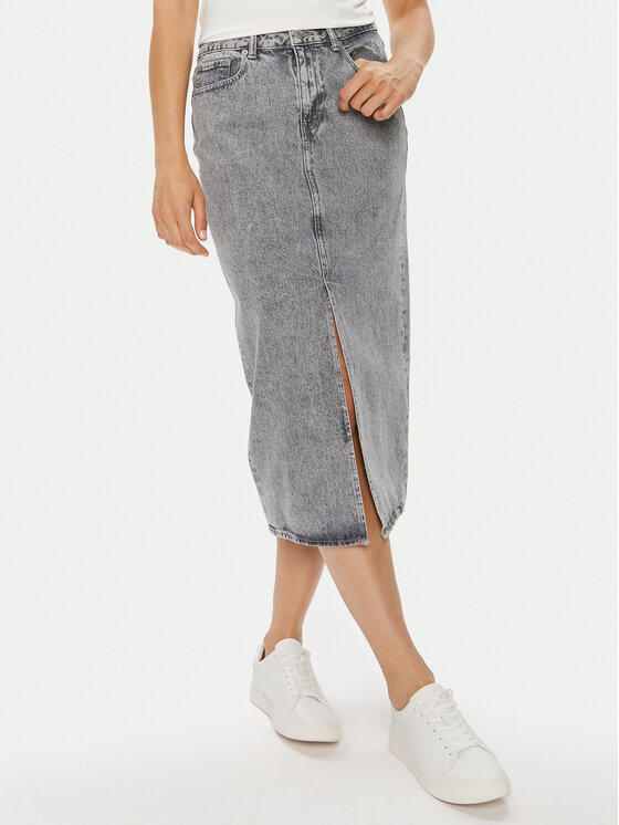 JJXX Gonna di jeans Adya 12254792 Grigio Regular Fit, taglia : S