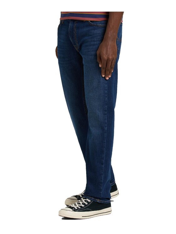 Lee Lee Jeansy Daren Zip Fly Granatowy Straight Fit