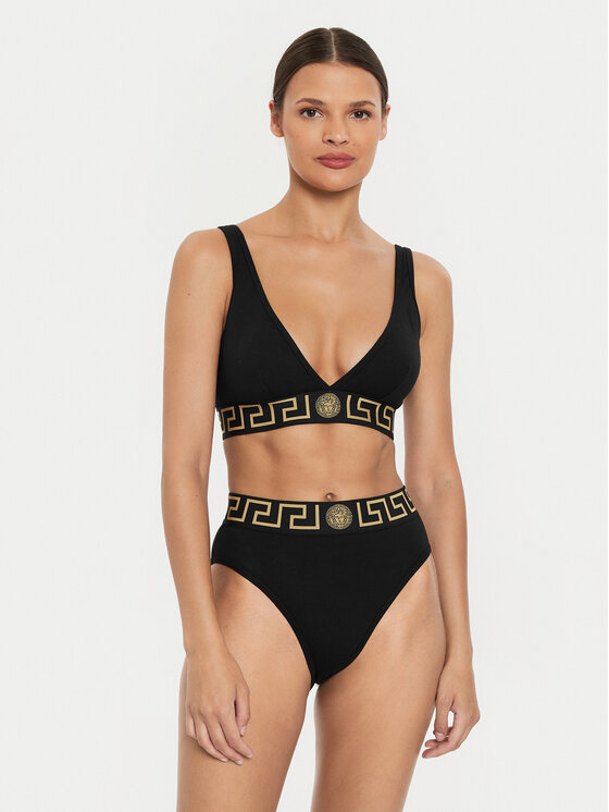 Versace Versace Bralette melltartó AUD01047 1A10011 Fekete