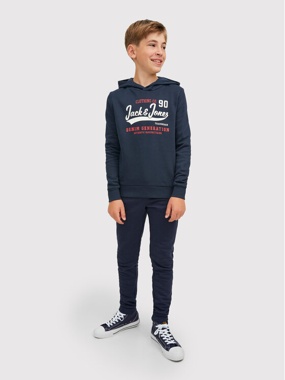 Jack&Jones Junior Jack&Jones Junior Μπλούζα Logo 12212287 Σκούρο μπλε Regular Fit