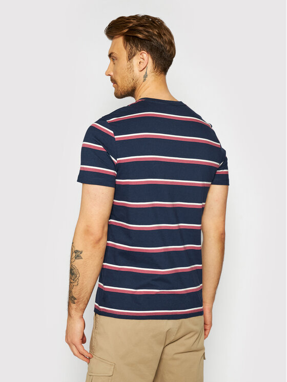 T-shirt Salt 12186210 Blu scuro Regular Fit