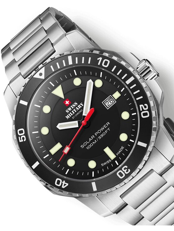 Swiss Military by Chrono Swiss Military by Chrono Hodinky SMS34102.01 Stříbrná