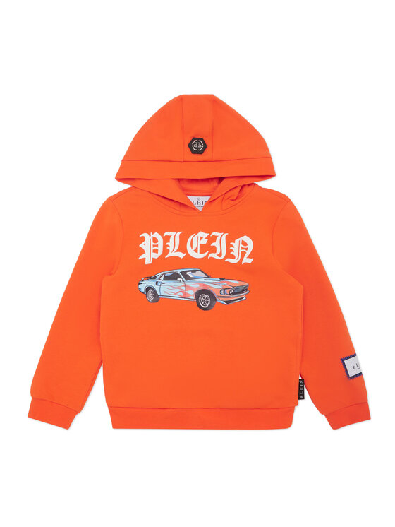 PHILIPP PLEIN PHILIPP PLEIN Felpa 28197 Arancione Regular Fit