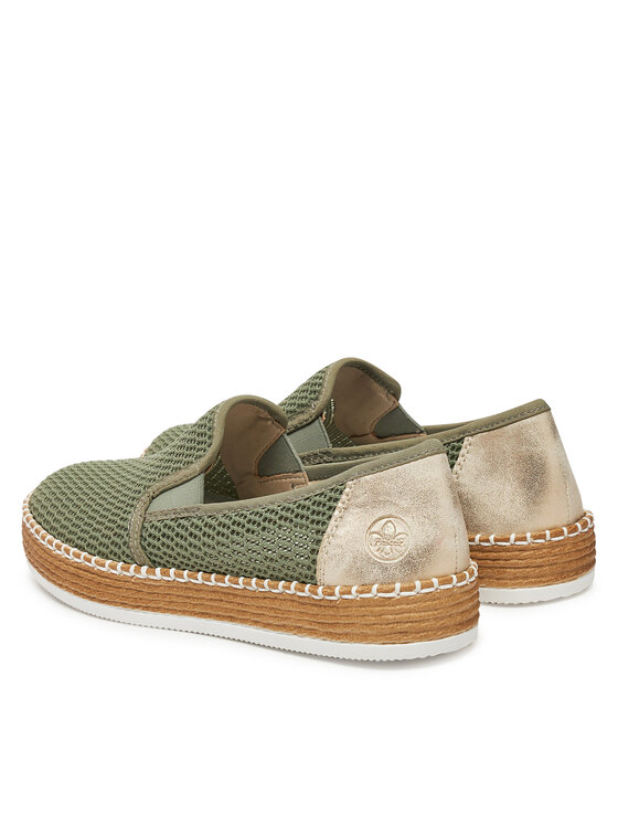 Rieker Rieker Halbschuhe L7873-52 Grün
