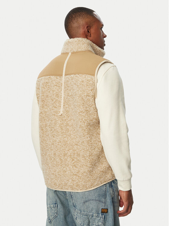 Quiksilver Quiksilver Bezrękawnik EQYFT04853 Beżowy Comfort Fit