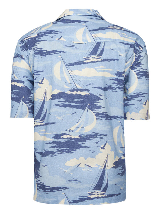 Gant Gant Košeľa 3250048 Modrá Relaxed Fit