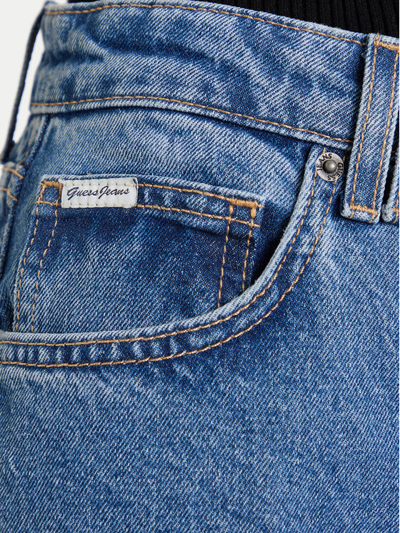 Guess Guess Jeansy W5BA2X D5M47 Niebieski Loose Fit