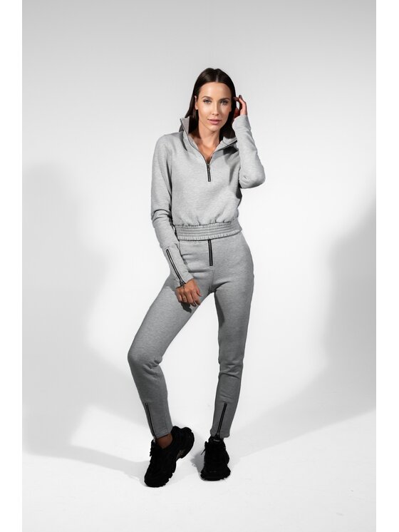 MANDRAGORA MANDRAGORA Felpa cudowronka Grigio Slim Fit