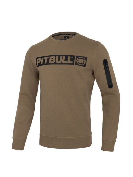 PITBULL PITBULL Bluza Beyer Brązowy Regular Fit