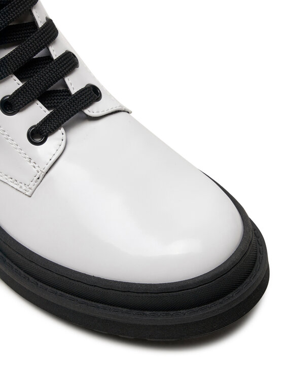 Calvin Klein Jeans Calvin Klein Jeans Trapery Lace-Up Bootie V4A5-81031-1453 S Biały