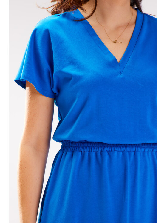 Infinite You Infinite You Sukienka letnia M290 Niebieski Basic Fit