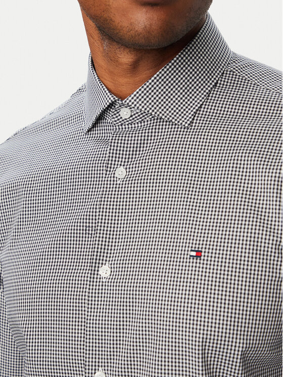 Tommy Hilfiger Tommy Hilfiger Πουκάμισο Gingham MW0MW42931 Σκούρο μπλε Regular Fit