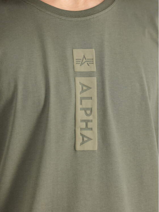 Alpha Industries Alpha Industries T-Shirt AI.146509-142 Khaki Regular Fit