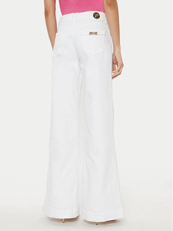 Versace Jeans Couture Versace Jeans Couture Džínsy 78HAB561 Biela Wide Leg