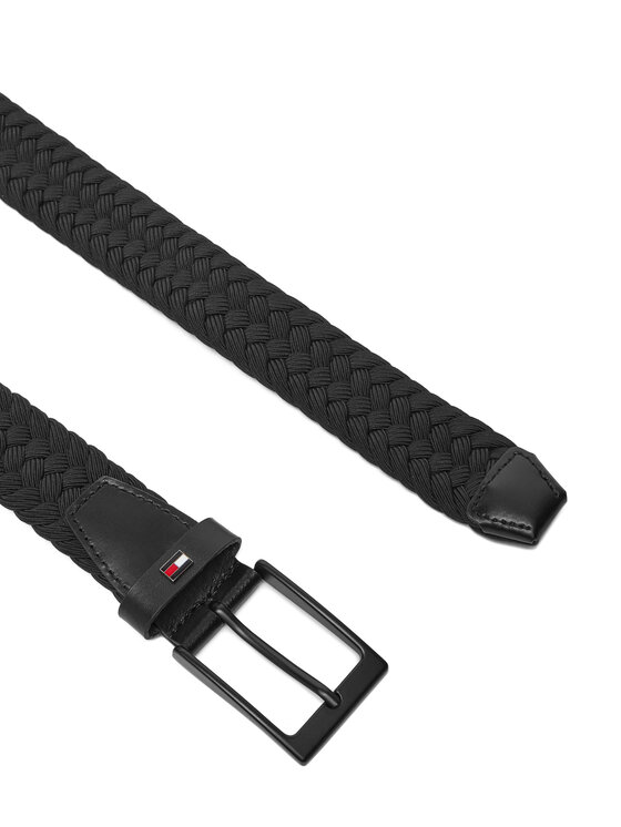 Tommy Hilfiger Tommy Hilfiger Férfi öv Layton Elastic AM0AM13570 Fekete
