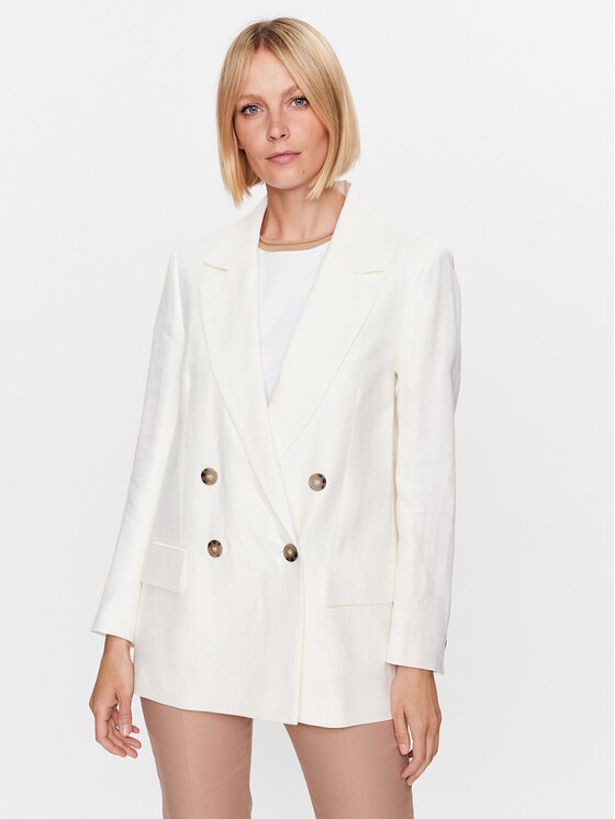 Peserico Peserico Піджак S01397 Білий Regular Fit