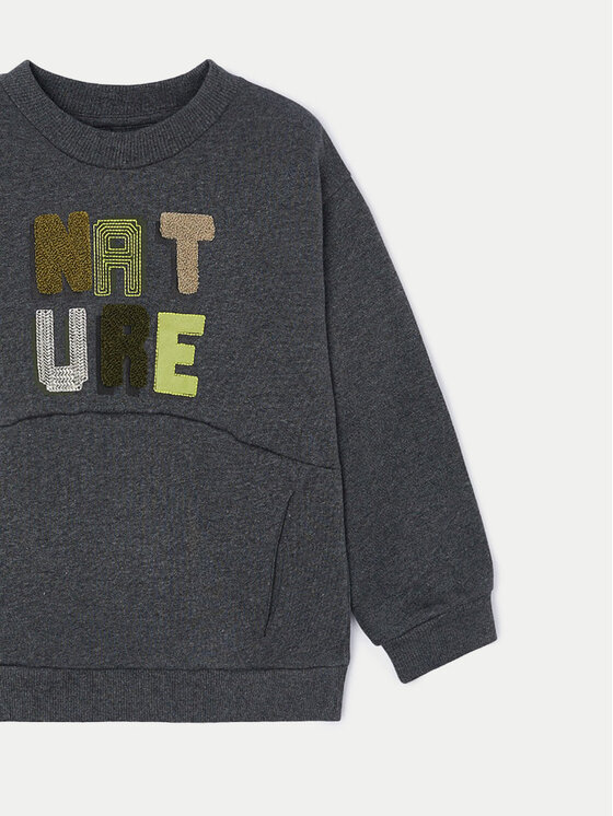 Mayoral Mayoral Суитшърт 4455 Сив Regular Fit