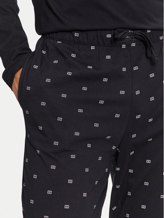 Tommy Hilfiger Tommy Hilfiger Pidžama UM0UM03422 Tamnoplava Regular Fit