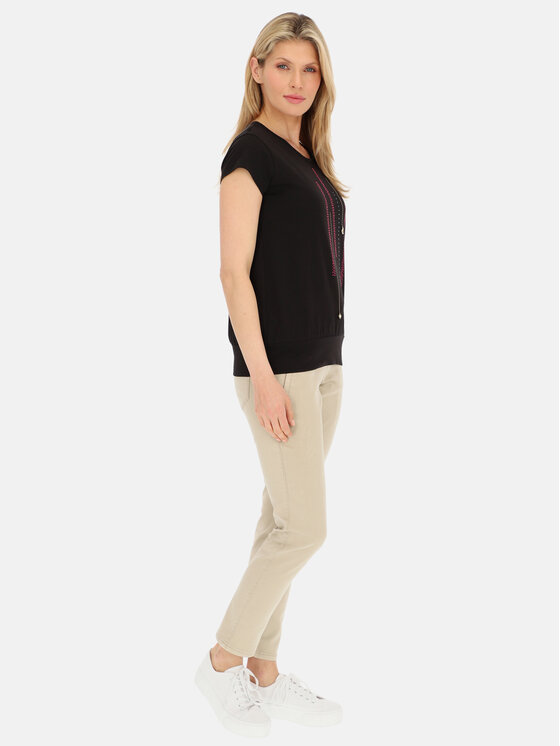 L’AF L’AF T-Shirt Lira Czarny Regular Fit