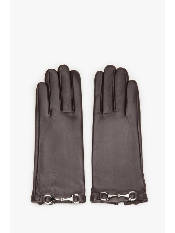 Estro Estro Guanti da donna ER00118419 Marrone