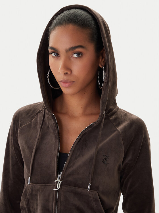 Juicy Couture Juicy Couture Felpa Madison JCWAS225306 Marrone Slim Fit