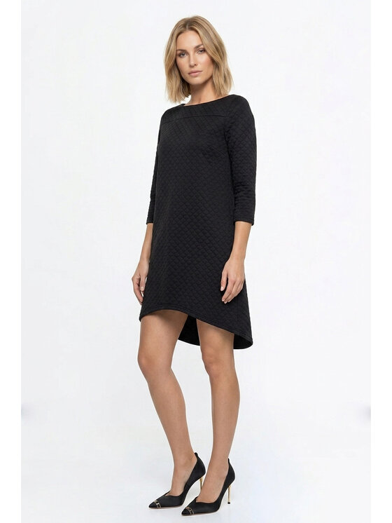 FIGL FIGL Φόρεμα καθημερινό M1363 Μαύρο Loose Fit