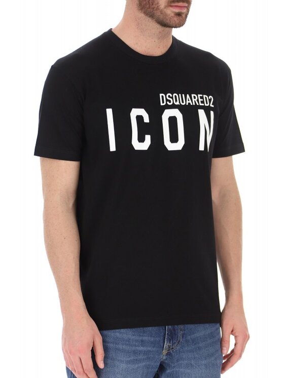 Dsquared2 Dsquared2 T-Shirt S79GC0001 Černá Regular Fit